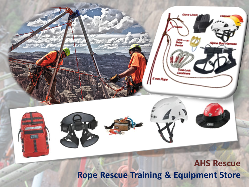 AHS Rescue Rope Rescue Training and Equipment Store